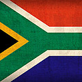 South Africa Flag Vintage Distressed Finish Mixed Media by Design Turnpike South Africa Flag Vintage Distressed Finish Mixed Media by Design Turnpike