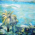 South of France Juan les Pins Painting by Fereshteh Stoecklein South of France Juan les Pins Painting by Fereshteh Stoecklein