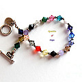 Sparkles of Hope Cancer Bracelet by Barbara Griffin Sparkles of Hope Cancer Bracelet by Barbara Griffin