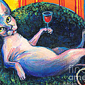 Sphynx cat relaxing Painting by Svetlana Novikova Sphynx cat relaxing Painting by Svetlana Novikova