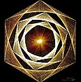 Spiral Scalar Drawing by Jason Padgett Spiral Scalar Drawing by Jason Padgett
