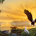 Spirit of the Everglades Painting by Jerry LoFaro Spirit of the Everglades Painting by Jerry LoFaro