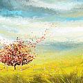 Spring-Four Seasons Paintings Painting by Lourry Legarde Spring-Four Seasons Paintings Painting by Lourry Legarde