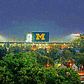 Stadium at Night Painting by John Farr Stadium at Night Painting by John Farr