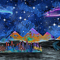Starry Night in Dubai Digital Art by Becca Buecher Starry Night in Dubai Digital Art by Becca Buecher