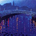 Starry Night In Dublin Painting by John Nolan Starry Night In Dublin Painting by John Nolan