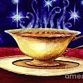 Starry Night Tea Service Painting by Michelle Bien Starry Night Tea Service Painting by Michelle Bien