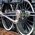 Steam Locomotive Coupling Rod and Driver Wheels Acrylic Print by ...