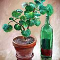 Still Life With Wine Painting by Michelle Bien Still Life With Wine Painting by Michelle Bien
