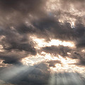 Storm Rays Photograph by Lars Lentz Storm Rays Photograph by Lars Lentz