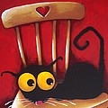 Stressie Cat Chair Painting by Lucia Stewart Stressie Cat Chair Painting by Lucia Stewart