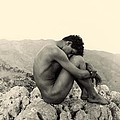 Study Of A Male Nude On A Rock In Taormina Sicily by Wilhelm von Gloeden Study Of A Male Nude On A Rock In Taormina Sicily by Wilhelm von Gloeden