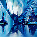 Subterranean Castles Wax Painting In Blue by Simon Bratt Photography LRPS Subterranean Castles Wax Painting In Blue by Simon Bratt Photography LRPS