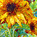 Summer in the Garden Painting by Mandy Budan Summer in the Garden Painting by Mandy Budan