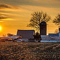 Sun Rise Over the Farm Photograph by Ron Pate Sun Rise Over the Farm Photograph by Ron Pate