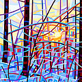 Sunrise Painting by Mandy Budan Sunrise Painting by Mandy Budan