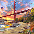 Sunset at Golden Gate by MGL Meiklejohn Graphics Licensing Sunset at Golden Gate by MGL Meiklejohn Graphics Licensing