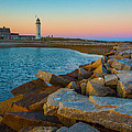 Sunset at Old Scituate Lighthouse by Brian MacLean