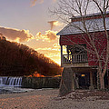 Sunset at Rockbridge Mill - Ozark County Missouri Photograph by Jason Politte Sunset at Rockbridge Mill - Ozark County Missouri Photograph by Jason Politte