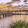 Sunset View Boardwalk Photograph by Mike Covington