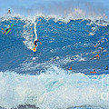 Surviving the Banzai Pipeline Photograph by Aloha Art