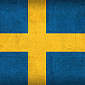 Sweden Flag Vintage Distressed Finish Mixed Media by Design Turnpike Sweden Flag Vintage Distressed Finish Mixed Media by Design Turnpike