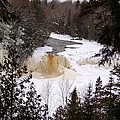 Tahquamenon Falls in Winter Photograph by Keith Stokes Tahquamenon Falls in Winter Photograph by Keith Stokes
