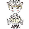 Tangled Pilgrim 4 Drawing by Quwatha Valentine Tangled Pilgrim 4 Drawing by Quwatha Valentine