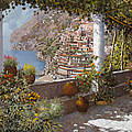 terrazza a Positano Painting by Guido Borelli terrazza a Positano Painting by Guido Borelli