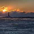 Thacher Island lighthouse morning dawn Photograph by Jeff Folger Thacher Island lighthouse morning dawn Photograph by Jeff Folger