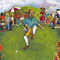 The Angry Golfer  by Stephanie Broker