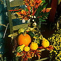 The Autumn Chair Photograph by Rodney Lee Williams The Autumn Chair Photograph by Rodney Lee Williams