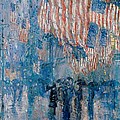The Avenue in the Rain Painting by Georgia Fowler The Avenue in the Rain Painting by Georgia Fowler
