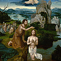 The Baptism of Christ Painting by Joachim Patinir The Baptism of Christ Painting by Joachim Patinir