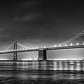 The Bay Bridge Monochrome Photograph by Scott Norris The Bay Bridge Monochrome Photograph by Scott Norris