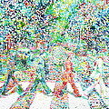 THE BEATLES - ABBEY ROAD - watercolor painting by Fabrizio Cassetta THE BEATLES - ABBEY ROAD - watercolor painting by Fabrizio Cassetta