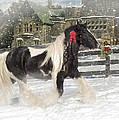 The Christmas Pony Mixed Media by Fran J Scott The Christmas Pony Mixed Media by Fran J Scott