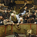 The Cockfight Painting by Remy Cogghe The Cockfight Painting by Remy Cogghe