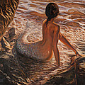 The daughter of the sea Painting by Marco Busoni The daughter of the sea Painting by Marco Busoni