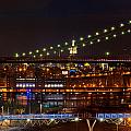 The Empire State Building Framed by the Brooklyn Bridge Photograph by Mitchell R Grosky The Empire State Building Framed by the Brooklyn Bridge Photograph by Mitchell R Grosky