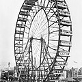 The Ferris Wheel At The Worlds Columbian Exposition Of 1893 In Chicago Bw Photo by American Photographer The Ferris Wheel At The Worlds Columbian Exposition Of 1893 In Chicago Bw Photo by American Photographer