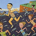 The Finish Line Painting by James W Johnson The Finish Line Painting by James W Johnson