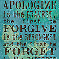The First to Apologize Painting by Debbie DeWitt The First to Apologize Painting by Debbie DeWitt