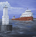 The Fitz Departs Escanaba by Jerry McElroy The Fitz Departs Escanaba by Jerry McElroy