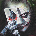 The Joker Heath Ledger Drawing by Viola El The Joker Heath Ledger Drawing by Viola El