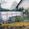 The Old Quilt Painting by Michael Humphries The Old Quilt Painting by Michael Humphries