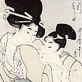 The Pleasure Of Conversation by Kitagawa Utamaro The Pleasure Of Conversation by Kitagawa Utamaro