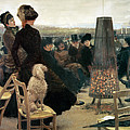 The Races At Auteuil by Giuseppe Nittis The Races At Auteuil by Giuseppe Nittis