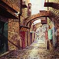 The Road to the Cross Jerusalem Painting by Graham Braddock The Road to the Cross Jerusalem Painting by Graham Braddock