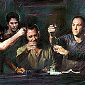 The Sopranos Drawing by Viola El The Sopranos Drawing by Viola El